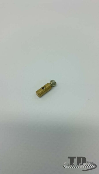 Klemmnippel / Schraubnippel universal &Oslash;=4,0mm x 9mm (verwendet f&uuml;r Gaszug)