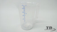Measuring beaker plastic 0.5 liter