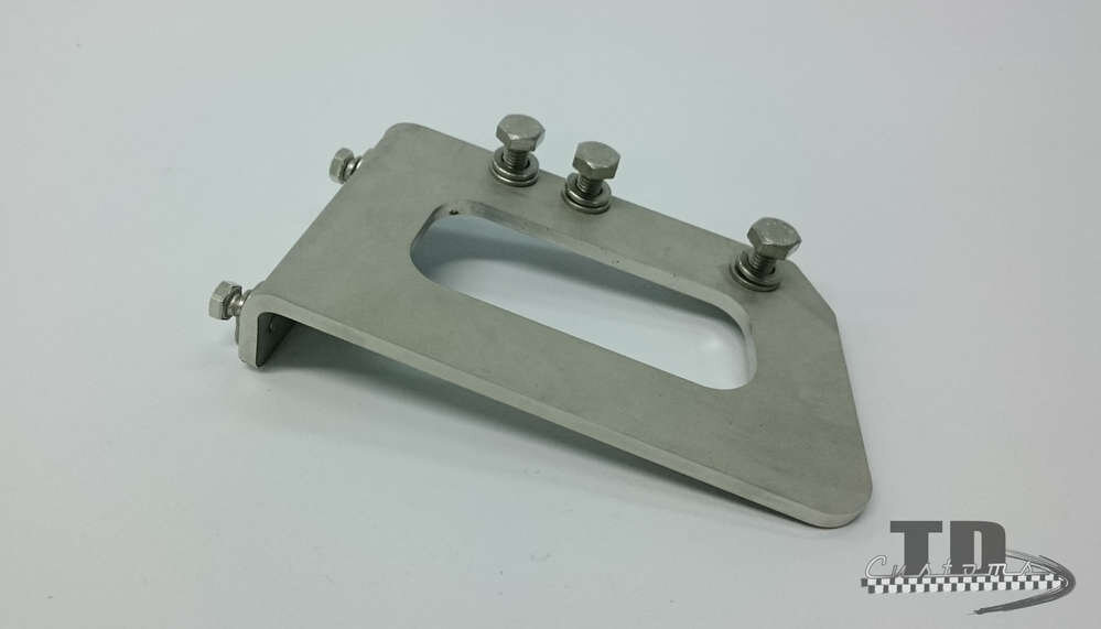 LAMBRETTA LI SERIES 1 & 2 POLISHED ALLOY CDI & REGULATOR MOUNTING KIT S.S FIXING
