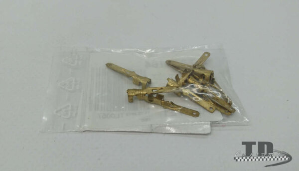 Spade -Flachstecker 2.8mm &Oslash; = 0,5-1,0mm&sup2;- DIN 46244 - 10 pieces.