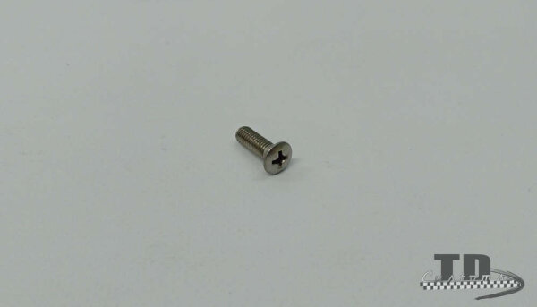 Countersink head screw M5x16mm DIN 966 Cross slot stainless steel V2A