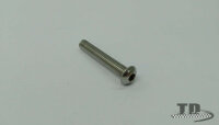 Flat head screws with hexagon socket M10x60mm ISO 7380,...