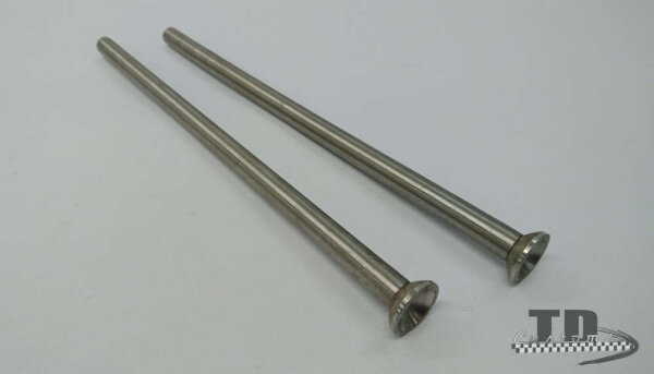 Fork rods -MB DEVELOPMENTS- Lambretta DL, GP, SX (late version) - Stainless Steel