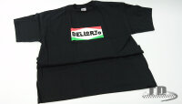 T-Shirt Dellorto neues Logo Gr&ouml;&szlig;e L - schwarz