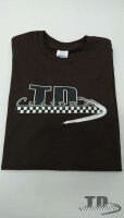 T-Shirt TD-Customs Gr&ouml;&szlig;e XL - braun