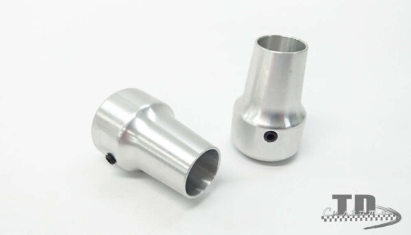 St&auml;nderf&uuml;&szlig;e SIP f&uuml;r Vespa &Oslash; 20 mm, Aluminium, silber