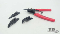 Circlip pliers JMP with 4 adapters