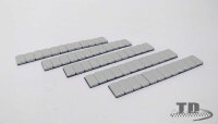 Adhesive weights silver 12x5g 5 stripes
