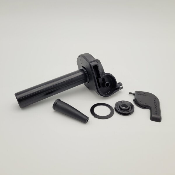 Schnellgasgriff Domino Kurzhub 2,2&deg;/ 42mm schwarz 90 Grad universal