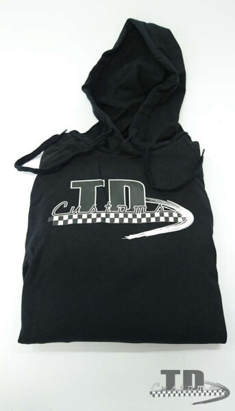 Hoodie TD-Customs size XL - black