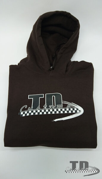 Hoodie TD-Customs size L - brown