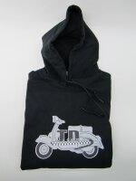 TD-Customs Vespa hoodie size XL - black