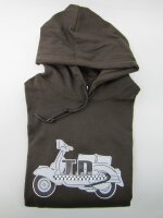 TD-Customs Vespa hoodie size M - brown