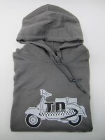 TD-Customs Vespa hoodie size L - gray