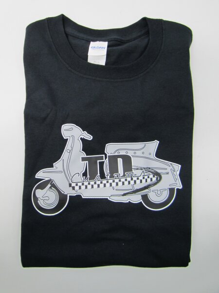 TD-Customs Lambretta T-Shirt Gr&ouml;&szlig;e M - schwarz