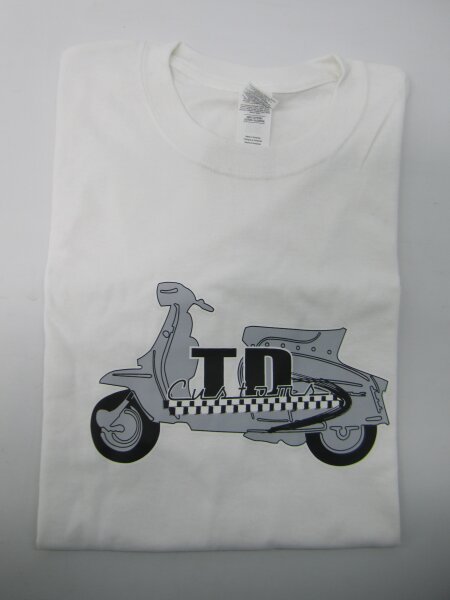 TD-Customs Lambretta T-Shirt size L - white