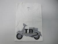 TD-Customs Vespa T-Shirt size M - white