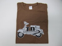 TD-Customs Vespa T-Shirt Gr&ouml;&szlig;e M - hellbraun