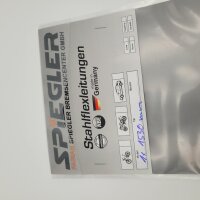 Bremsleitung 1530mm Spiegler Stahlflex - transparent
