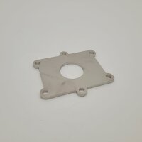 Intake manifold base plate 4mm stainless steel with 32mm...