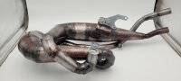 Exhaust system 2in2 TARGATWIN without rear silencer Lambretta Series 3