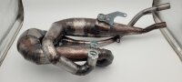 Exhaust system 2in2 TARGATWIN without rear silencer Lambretta Series 3