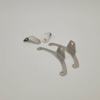 Sheet metal parts mounting set TD-CUSTOMS for MOTO NOSTRA LED headlights for mounting in the steering head