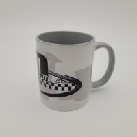 Tasse TD-CUSTOMS - grau/wei&szlig;