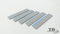 Adhesive weights silver 12x2.5g 5 stripes