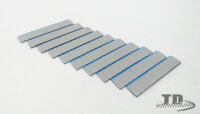 Adhesive weights silver 12x2, 5g 10 strips