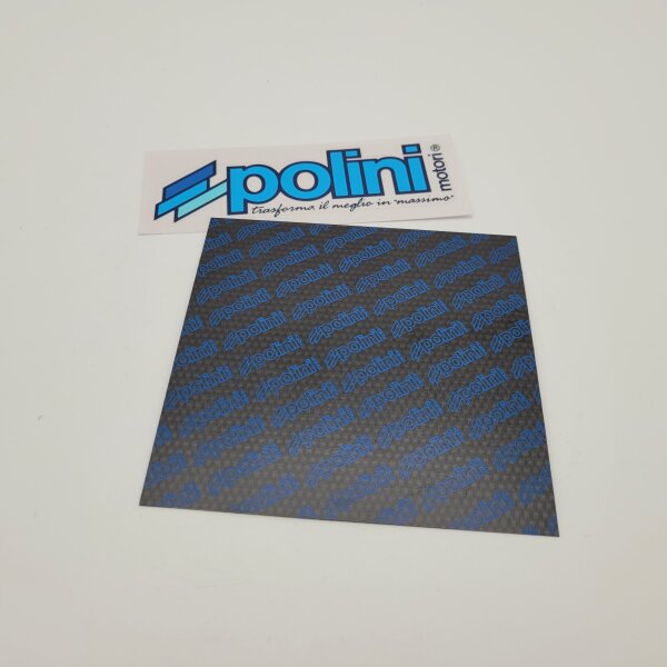 Membranplattenmaterial POLINI 110x110mm Carbon - 0,30mm