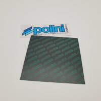 Membrane plate material POLINI 110x110mm Carbon - 0.35mm