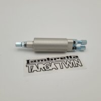 Cable splitter aluminum 1 to 2 cables Lambretta TARGATWIN 250, 275, 275R - silver anodized