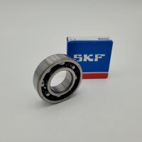 Ball bearing SKF 6205 ETN9C4 (25x52x15mm) for crankshaft in Quattrini engine housing C1/C200, alternator and clutch side Vespa PK, V50, PV125, ET3)