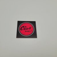 Piaggio CIAO sticker &quot;Ciao Baby!&quot; - pink