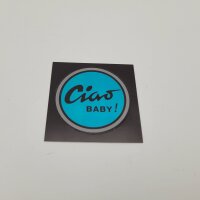 Piaggio CIAO Sticker Ciao Baby! - turquoise