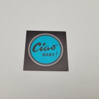 Piaggio CIAO Sticker Ciao Baby! - turquoise