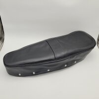Seat cover Lambretta Series 3 genuine leather - black