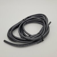 Ignition cable BGM, &Oslash;=7mm - silicone 3-layer, copper conductor 1.5mm&sup2;, up to 200&deg;C, black - 1m