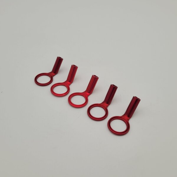 Eyelet temperature sensor SIP speedometer spark plug temperature - red anodized - 5 pieces