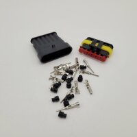 Connector set for wiring harness BGM type series 060 AM SpecialSeal, 0.85-1.25mm&sup2;, waterproof - 6 plug contacts