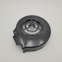 Fan wheel cover 2-ring UNI carbon look Lambretta - sheet metal
