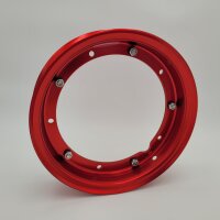 Aluminum rim Vespa 2.10-10 Tino Sacchi - red