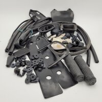 Rubber parts kit complete Lambretta GP/DL - black