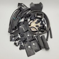 Rubber parts kit complete Lambretta GP/DL - black