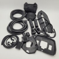 Rubber parts kit Lambretta Series 3, LI, LIS, SX, TV GP/DL - black