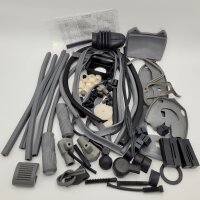 Rubber parts kit Lambretta Series 3, LI, LIS, SX, TV - gray