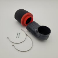 Intake hose remote Evergreen Lambretta &Oslash;=55mm - air filter short 75mm