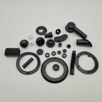 Rubber parts set MADE IN INDIA Vespa Oldie - black
