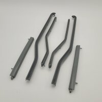 Rear step strip set Lambretta LI (Series 3), LIS, SX, TV (Series 3) - gray
